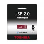 Flash disk USB 8GB Toshiba USB 2.0 červená