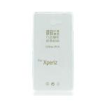 Kryt ochrann zadn Forcell Ultra Slim 0,3mm pro Sony Xperia C3 (D2533) transparent