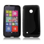 Kryt ochrann zadn Forcell Lux S pro Nokia Lumia 530 black/ern