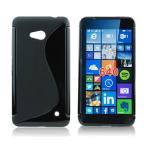 Kryt ochranný zadní Forcell Lux S pro Microsoft Lumia 640 black/černá