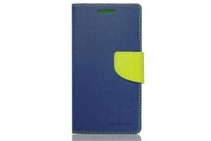 Pouzdro Mercury Fancy Diary pro Sony Xperia T3 (D5103) navy-lime/modro-limetkov (BLISTR)