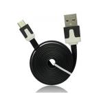 Data kabel universal microUSB ploch 2m black/ern (BULK)