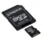 Karta paměť.microSDXC 64GB Kingston class 10 + adapter  BLISTR