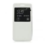 Pouzdro Forcell S-View pro Samsung Galaxy J1 (SM-J100) white/bílá
