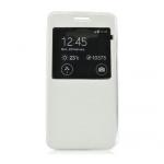Pouzdro Forcell S-View pro Samsung Galaxy J1 (SM-J100) white/bl