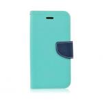 Pouzdro typu kniha pro Samsung Galaxy J1 (SM-J100) mint-navy/mtovo-modr (BULK)
