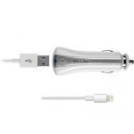 Adapter CL USB CellularLine pro Apple iPhone Lightning konektor 1A , MFI, bílá  (BLISTR)