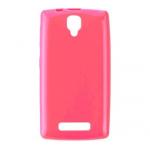 Kryt ochranný zadní Jelly Bright 0,3mm pro Lenovo A2010 růžová