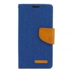 Pouzdro Canvas pro Samsung Galaxy J1 (J100) modr (BULK)