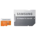 Karta paměť.microSDHC 16GB Samsung EVO Class 10 + adapter (BLISTR)