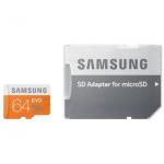 Karta paměť.microSDXC 64GB Samsung EVO Class 10 + adapter (BLISTR)