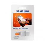 Karta paměť.microSDHC 16GB Samsung EVO Class 10 + USB adapter (BLISTR)