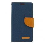 Pouzdro Canvas pro Samsung Galaxy Grand Grand Neo (i9060) tmav modr (BULK)