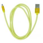 Data kabel USB - microUSB, metal, 1m, zlatá, OEM (BULK)