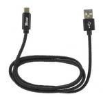Data kabel Roar USB-C, 2,4A, černá (BLISTR)