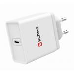 Nabje cestovn SWISSTEN USB-C, 18W, bl (BLISTR)