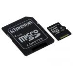 Karta paměť.microSDXC 64GB Kingston CL10 UHS-I 80R/10W,  adapter (BLISTR)