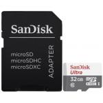Karta paměť.microSDHC 32GB SanDisk Ultra, 80MB/s Class10 UHS-I + adapter (BLISTR)