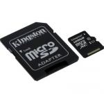 Karta paměť.microSDXC 128GB Kingston CL10 UHS-I 80R/10W, adapter vč poplatků