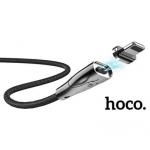 Data kabel HOCO U75 Blaze, magnetick, Lightning, 3A, 1.2m, ern