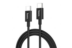 Data kabel HOCO X23 Skilled, USB-C/USB-C (PD), 3A, 1m, ern