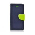 Pouzdro kniha Fancy pro Huawei Y5p, modro-limetkov (BULK)