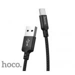 Data kabel HOCO X14 Times speed, USB-C, 1,7A, 2m, černá