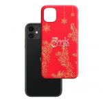 Kryt ochranný 3mk Matt Case pro Apple iPhone 12 mini, ZIMA edice Must Be Magic (červená)