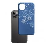 Kryt ochrann 3mk Matt Case pro Apple iPhone 12, 12 Pro, ZIMA edice All You Need Is Snow (modr)