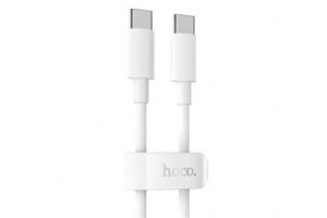 Data kabel HOCO X51 High-power, USB-C/USB-C (PD), 5A, 100W, 1m, bílá