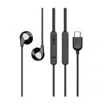 HF, sluchátka UiiSii C1 stereo, USB-C, Premium Sound Hi-Fi, black/černá